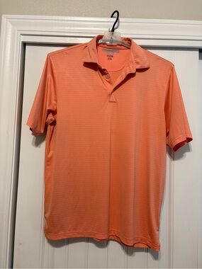 Greg Norman Collection Orange Performance Polo